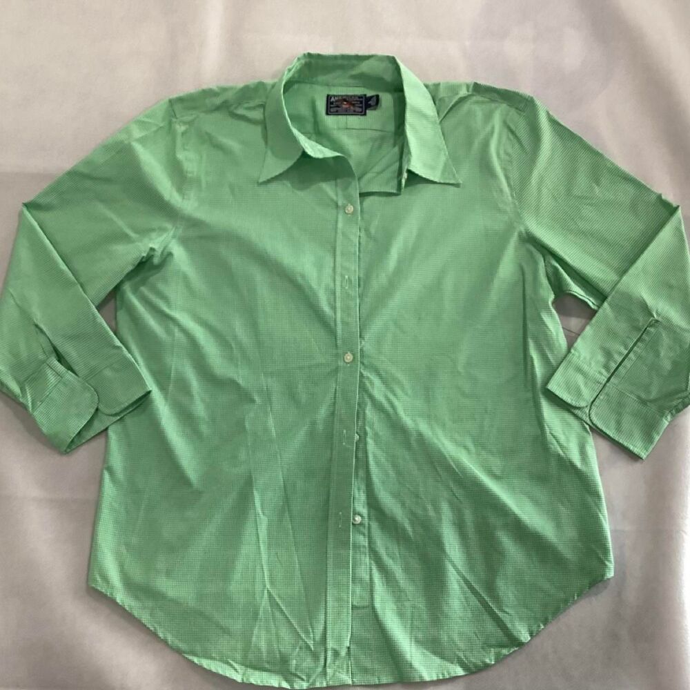 American-living Women's Green Shirt size large #f4